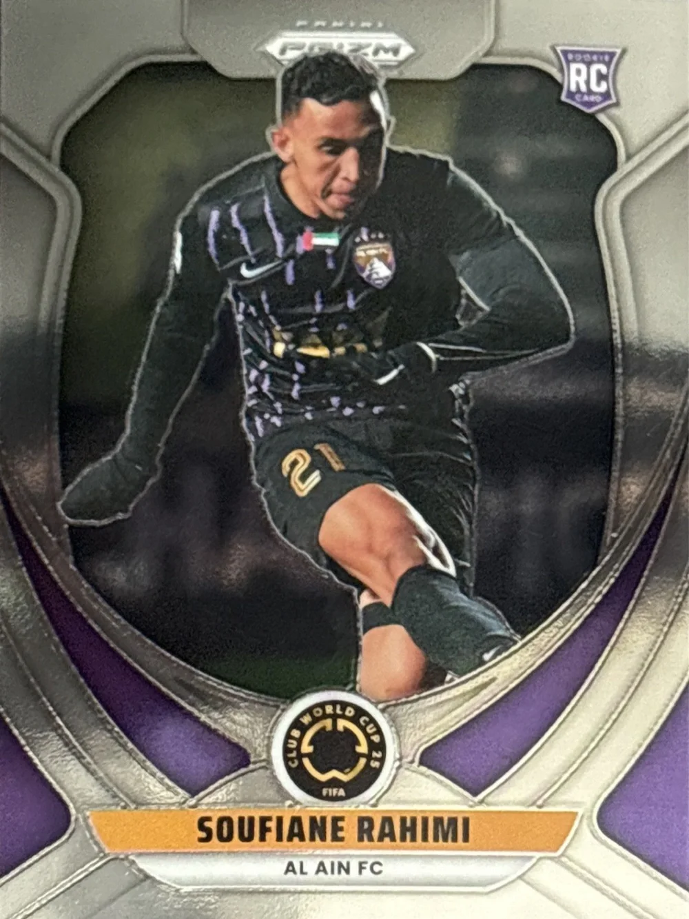 Panini Soufiane Rahimi Rookie Soccer Card